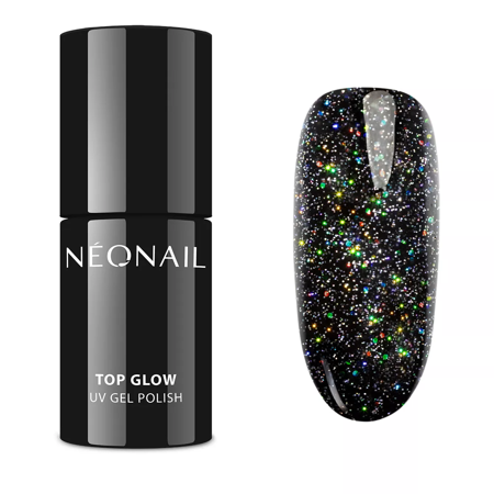 NEONAIL Top Glow Multicolor Holo top hybrydowy 9495-7 7.2ml