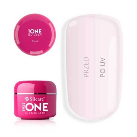 SILCARE  ŻEL BASE ONE PINK 15 G