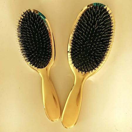 WTB Professional szczotka do włosów owalna złota z włosiem dzika - medium